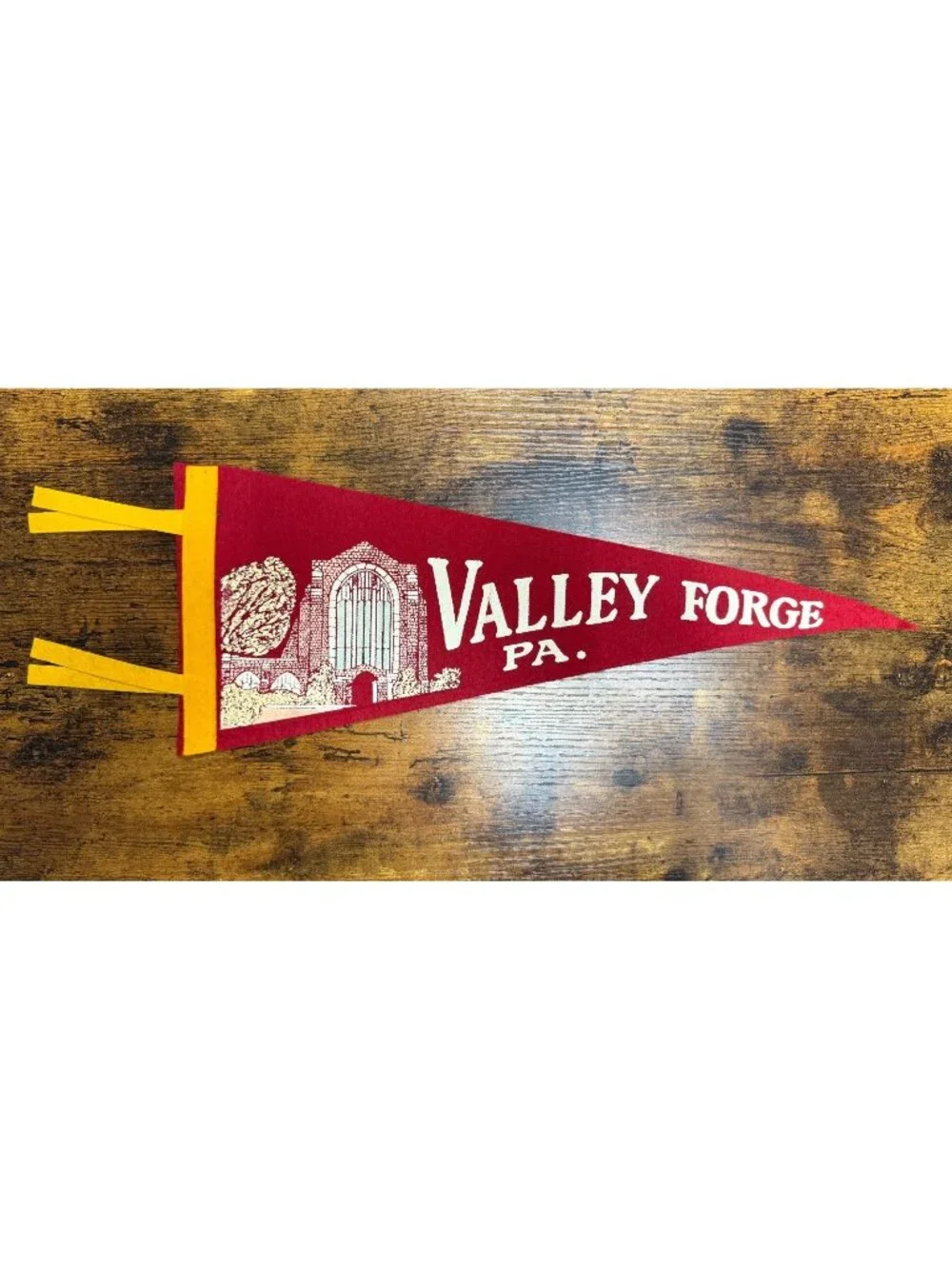 Vintage Valley Forge, Pennsylvania pennant